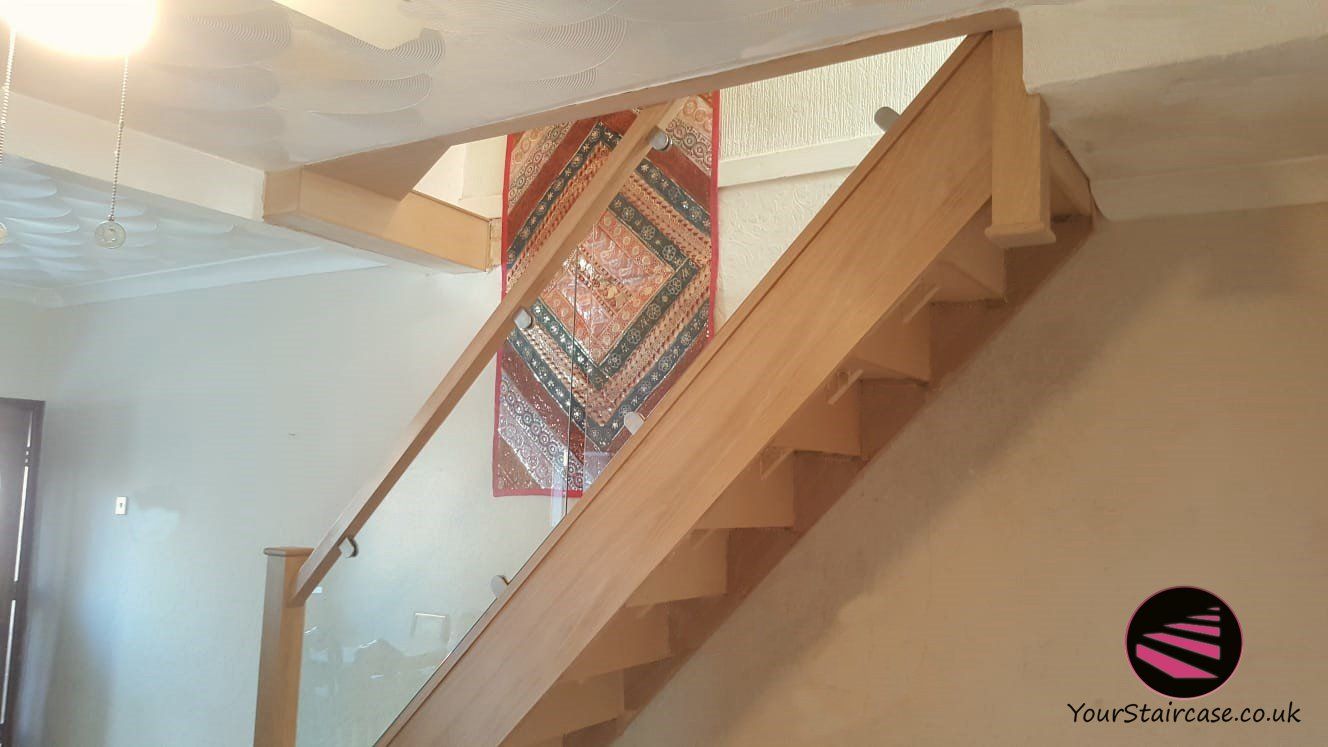Your Staircase with glass in clamps
