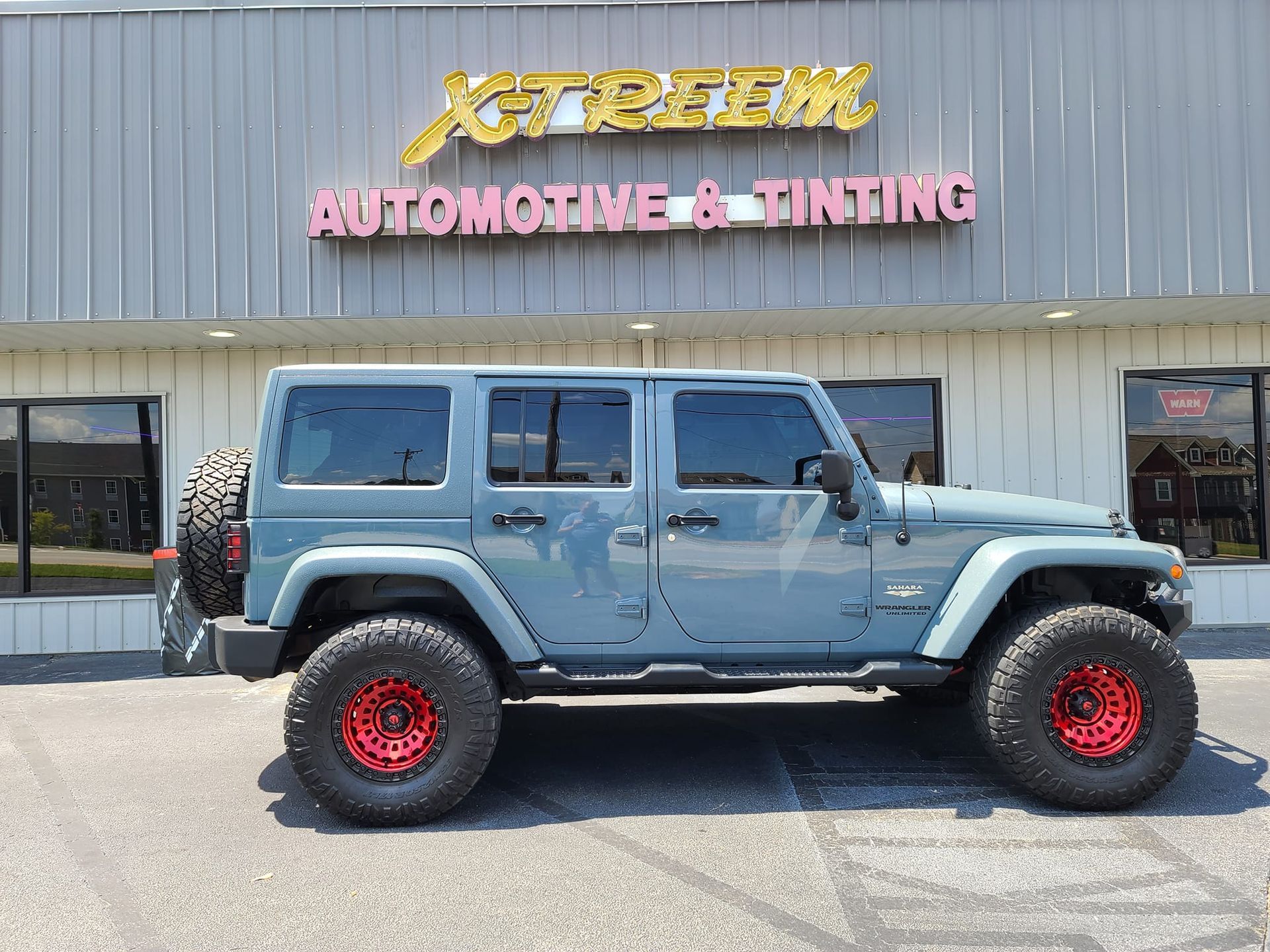 jeep after window tinted