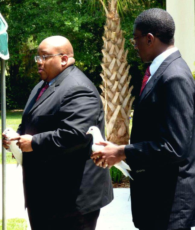 doves released at funerals