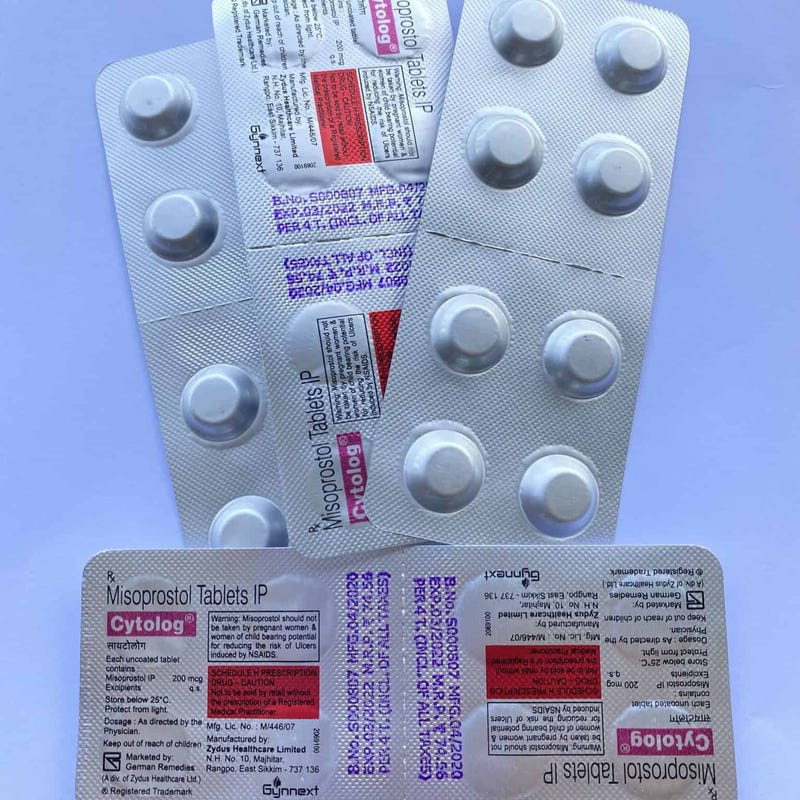 four cytolog 200mcg put together