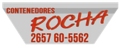 Rocha Contenedores, logotipo.