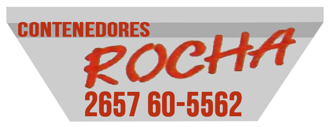 Rocha Contenedores, logotipo.