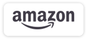 O logotipo da Amazon está em um fundo branco.