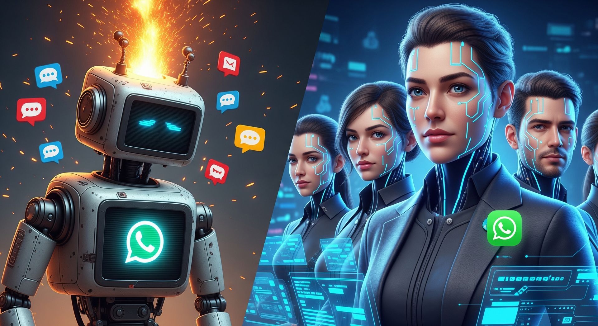 chatbot x agente de ia 