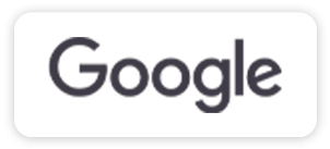 Um logotipo do Google em um fundo branco