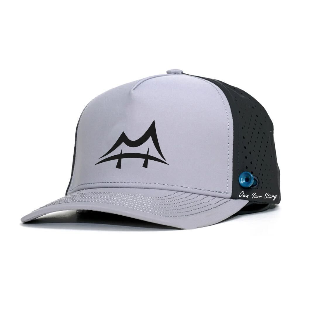 Black & Grey Moxie Golf Hat w/ NFC Chip