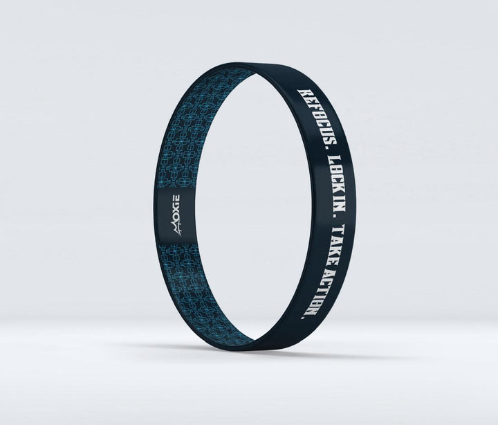 Refocus. Lock In. Take Action NFC Wristband