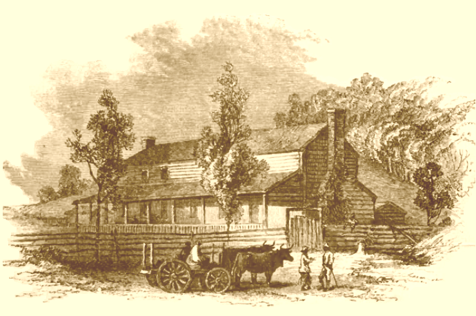 John Ross House, Log Cabin