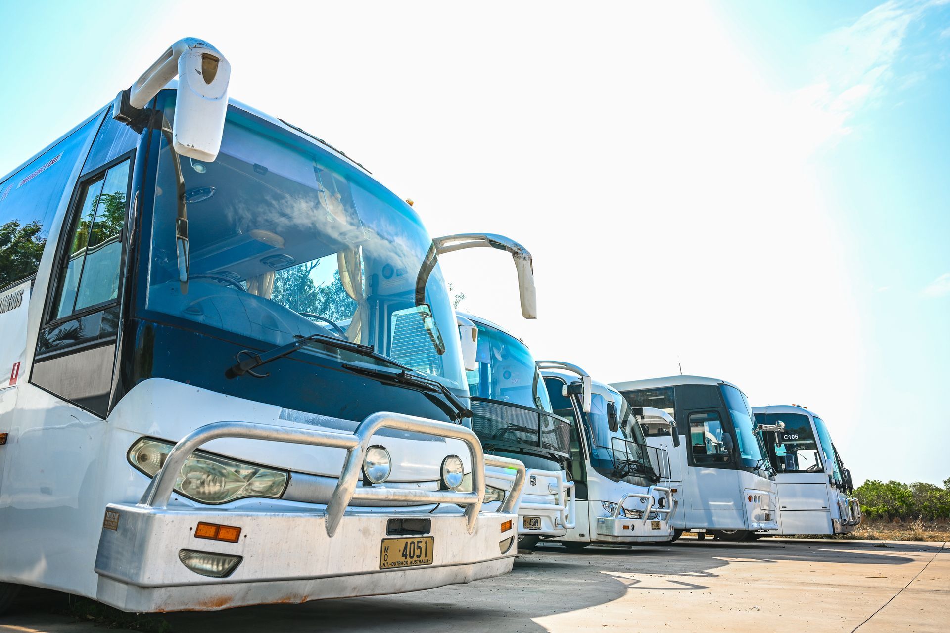 Modern Bus With Tinted Window - Transport Company in Darwin, NT