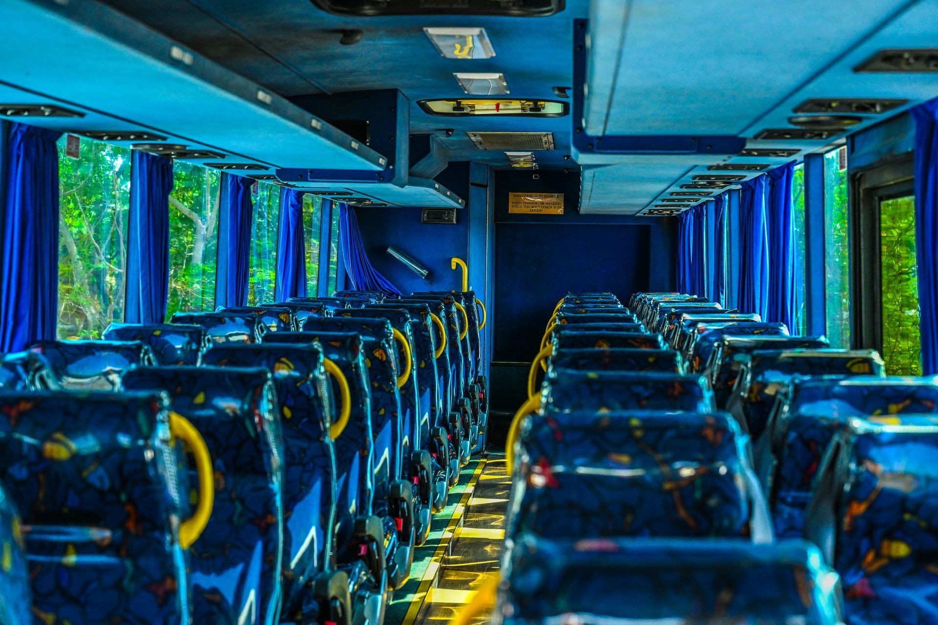 Inside of a charter bus - Charter Transport in Darwin, NT
