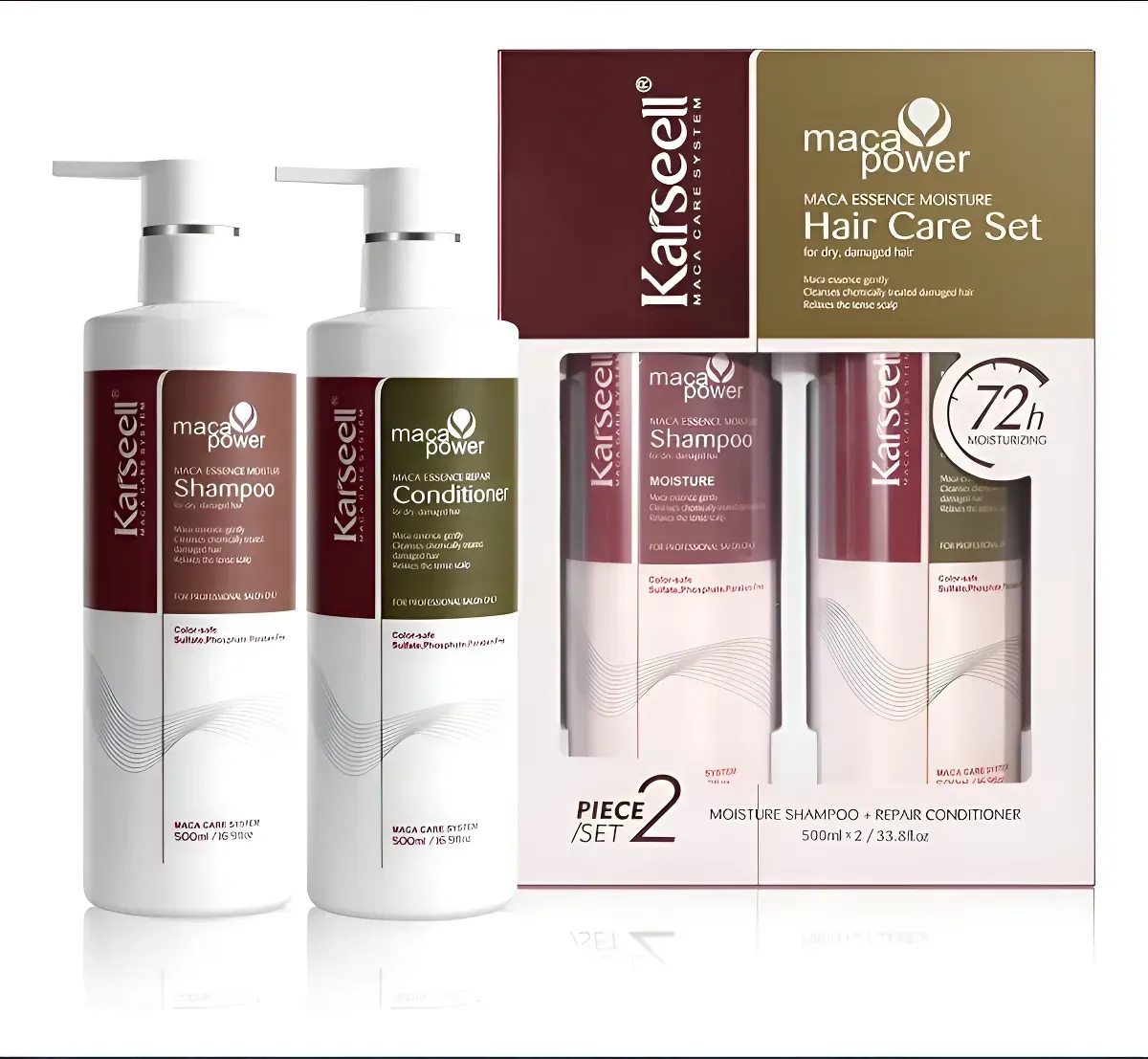 Kit Shampoo + Acondicionador Karseell Maca Power Original