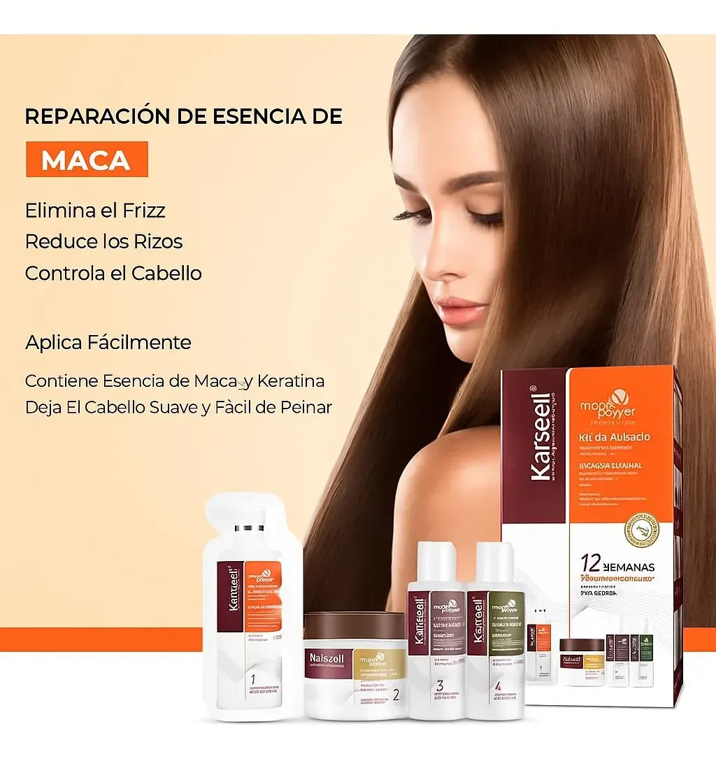 Karseell Kit De Alisado 12 Semanas Profesional Sin Formol