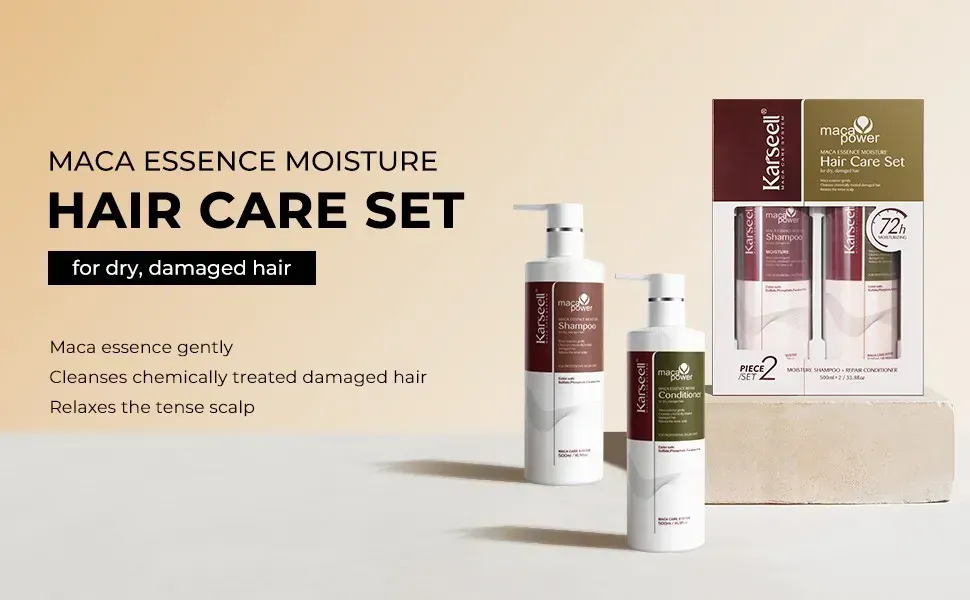 Kit Shampoo + Acondicionador Karseell Maca Power Original
