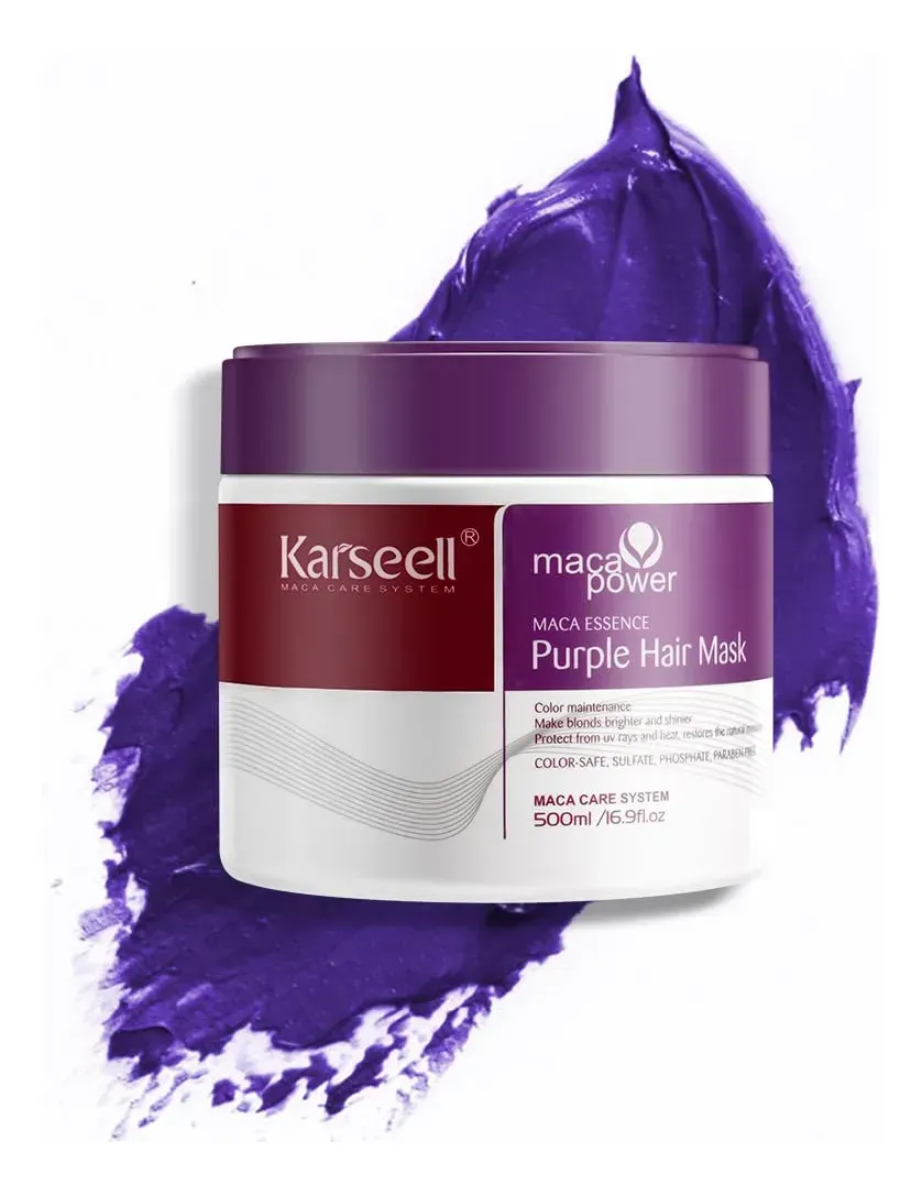 Karseell Maca Power Máscara Matizadora Violeta 100% Original