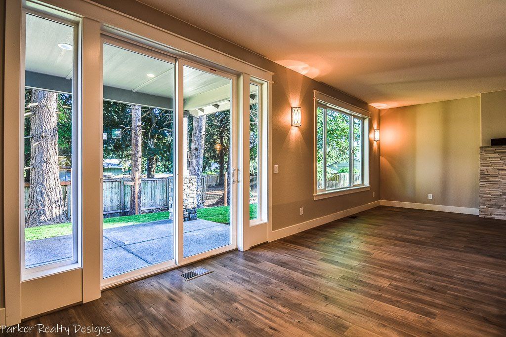 New construction. Warm rustic wood floors.