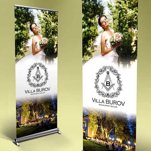 Villa Burov Restaurant Deluxe - Banner design by Petkoff.Design