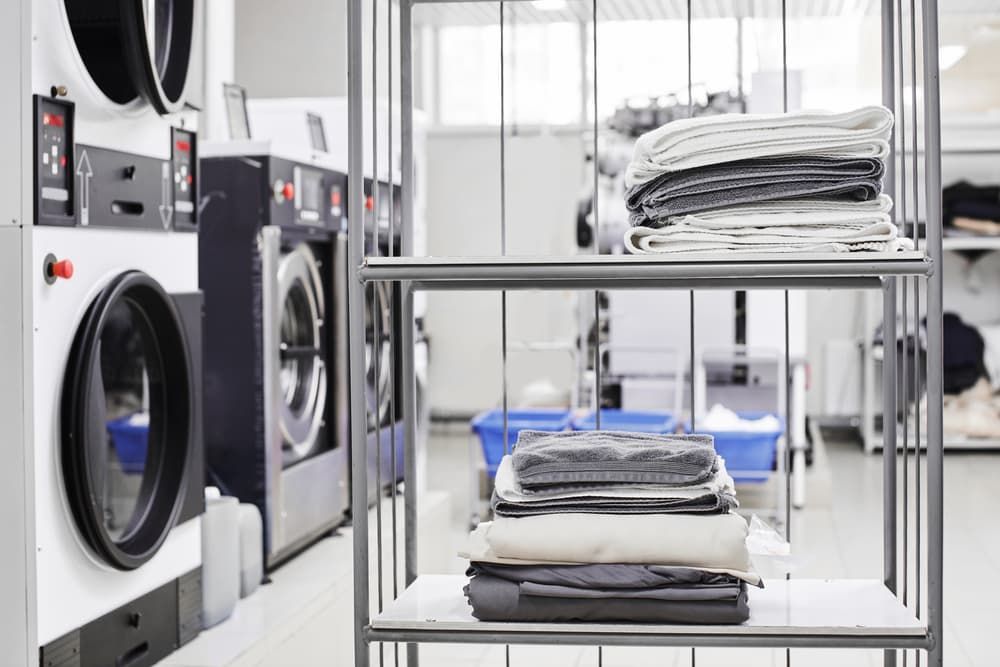 Industrial Laundry With Large Dryers — Flynns Beach Service Laundry in Port Macquarie, NSW