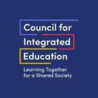 Text within colored rectangles, blue background, tagline: Learning Together for a Shared Society.