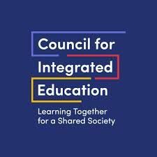 Text within colored rectangles, blue background, tagline: Learning Together for a Shared Society.
