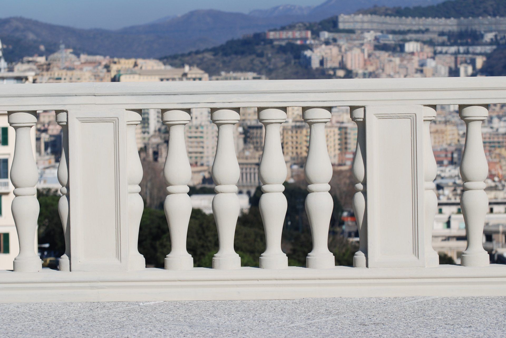 balaustra tipo clessidra zona galliera genova