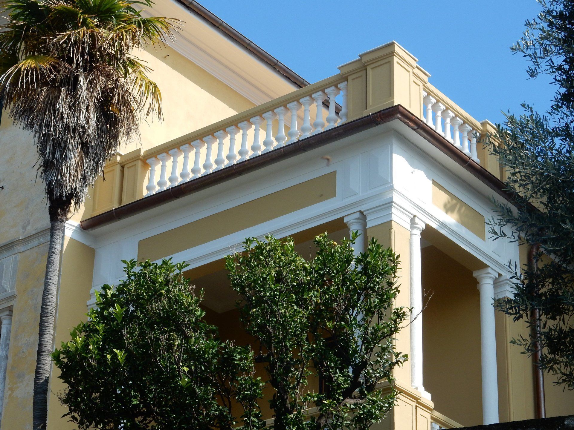 balaustre su modello villa privata via aurelia