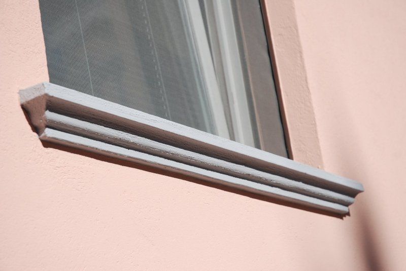 Davanzale su modello in cemento - zona Casale Monferrato