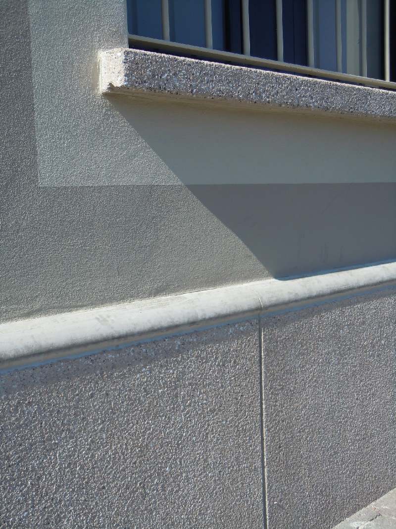 Zoccolo in graniglia martellinata Fondazione Don Orione Tortona