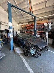 Car in Garage — Santa Cruz, CA — Santa Cruz All Star Body Works