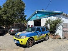Blue and Yellow SUV — Santa Cruz, CA — Santa Cruz All Star Body Works