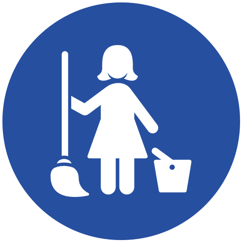Residential cleaning icon