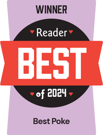 blue pokē | San Diego Reader Best Poke 2024