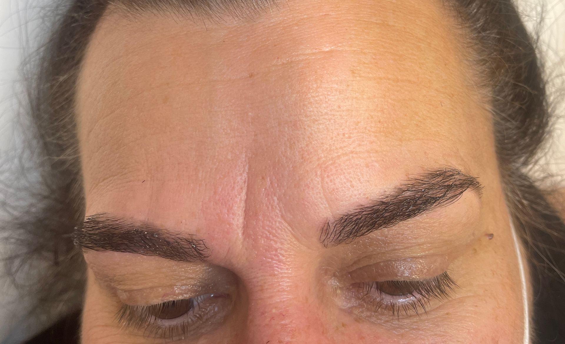 waxing treatment on face