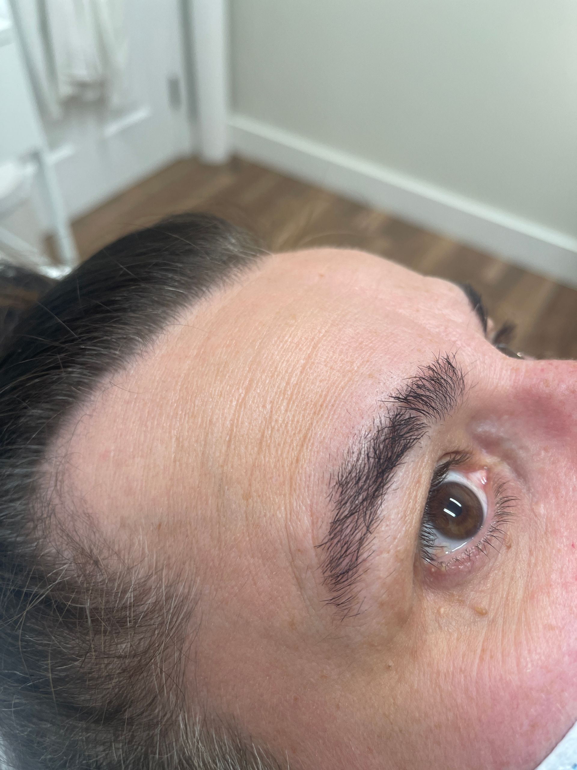 waxing treatment on face