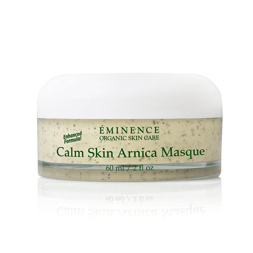 A jar of eminence organic skin care calm skin arnica masque