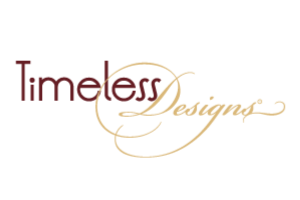 A timeless designs logo on a white background