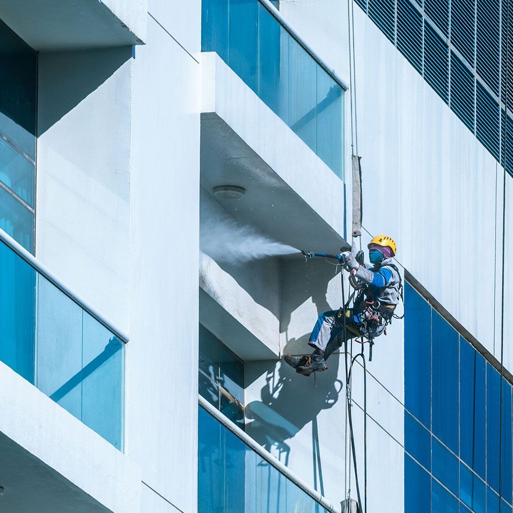 Commercial Window Pressure Washing