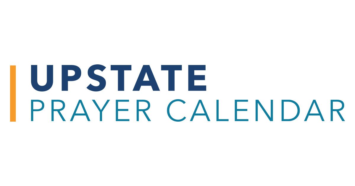 Upstate Prayer Calendar