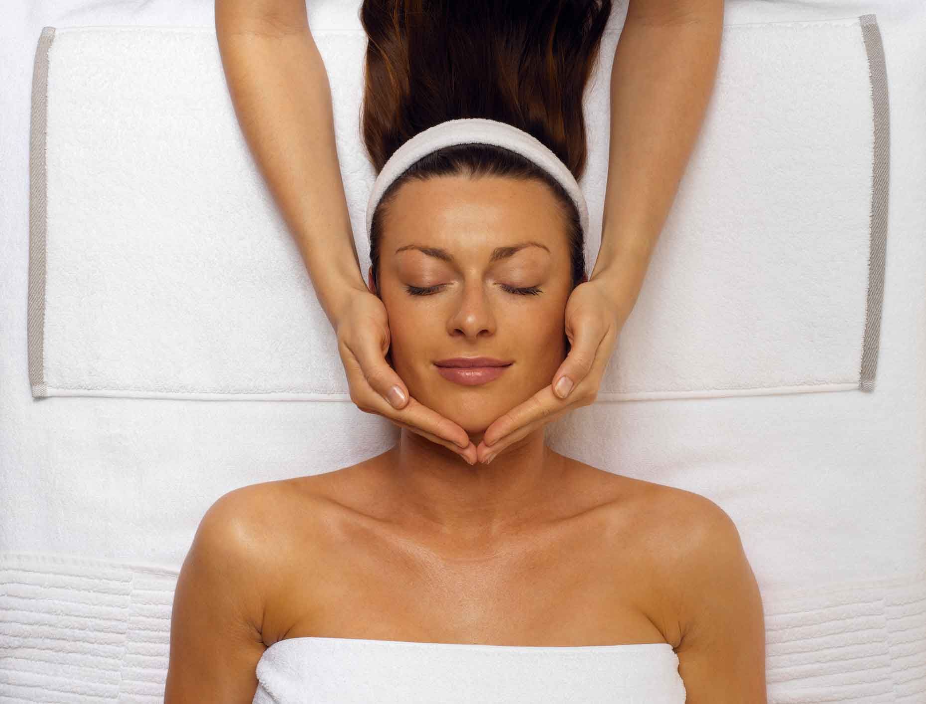 A Woman Is Getting A Facial Massage At A Spa – Terrigal, NSW - Anjule Beauty Therapy