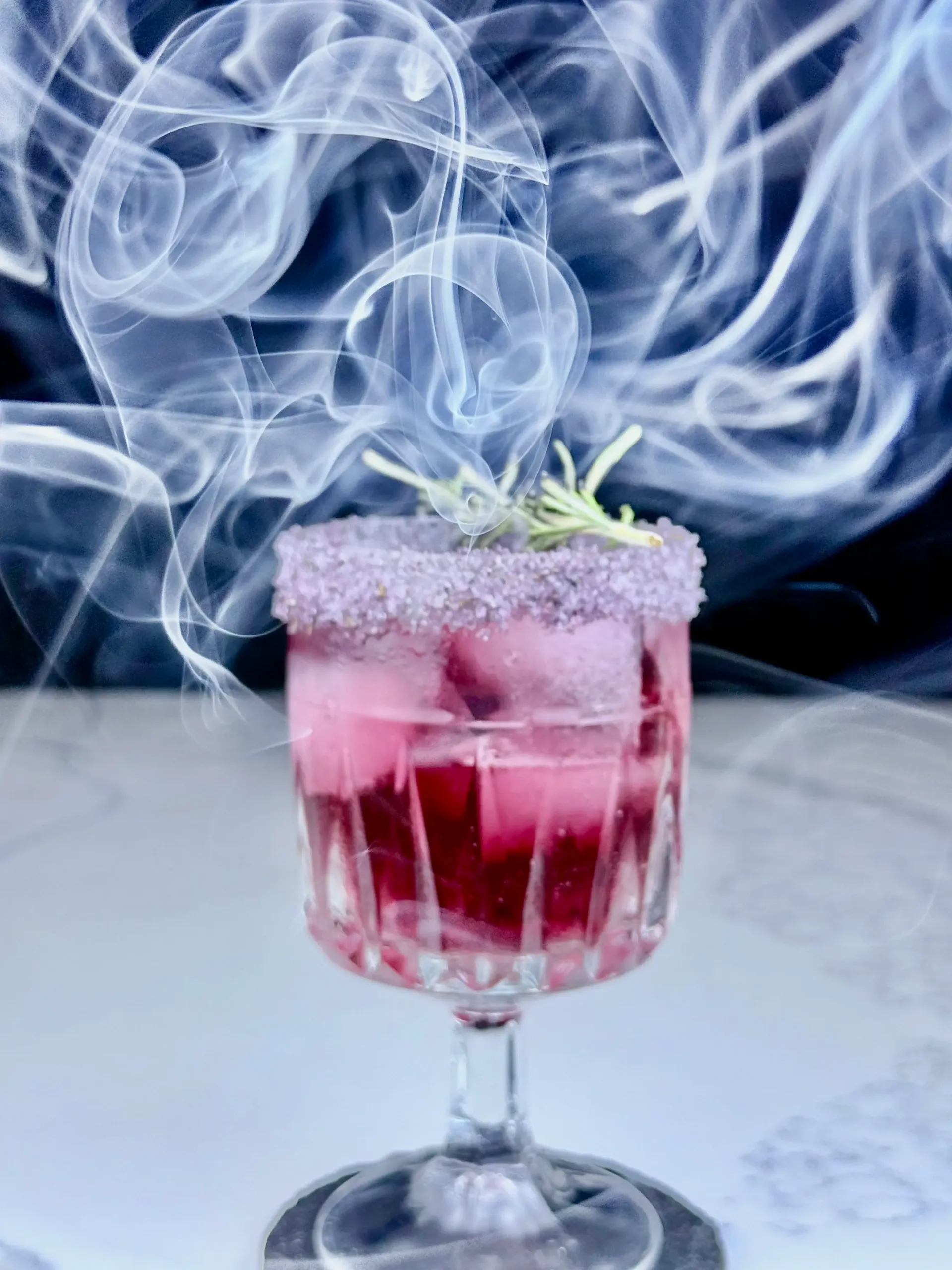 Dramatic Cordial Craft cocktail in a premium menu setting