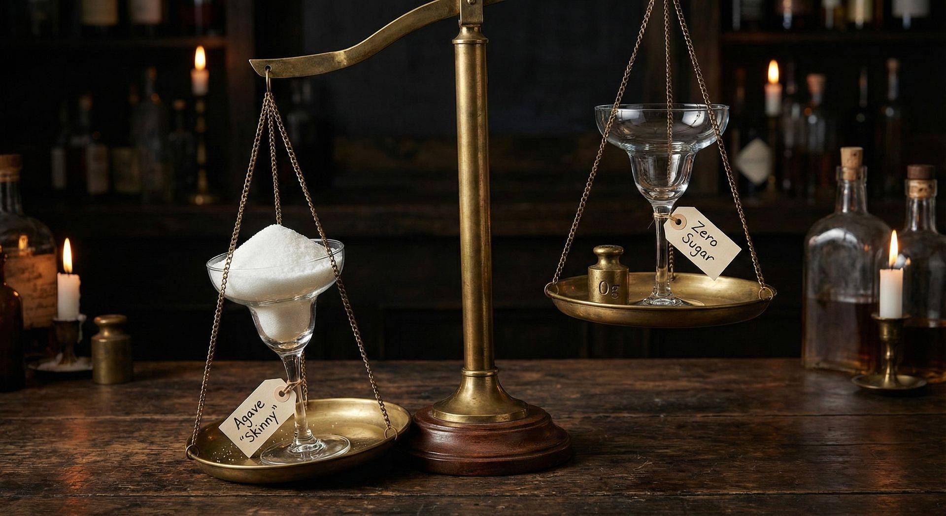 agave margarita vs a truly skinny margarita with zero-sugar