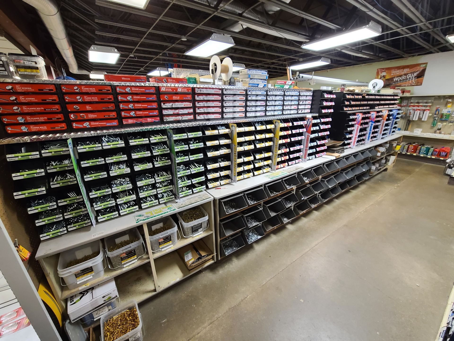 A store filled with lots of shelves and boxes.