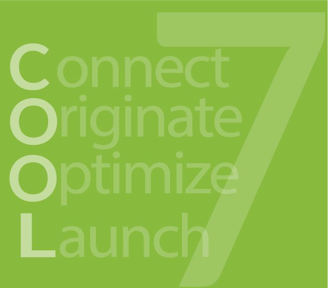 Green background with the word