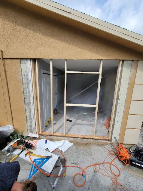 Framing for a doorway construction