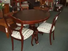 chair and table