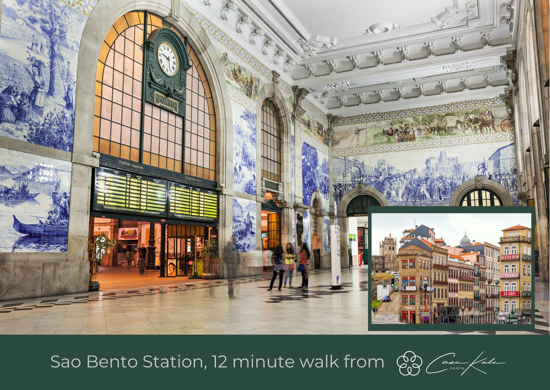 Sao Bento Station, 12 min walk from Casa Kala