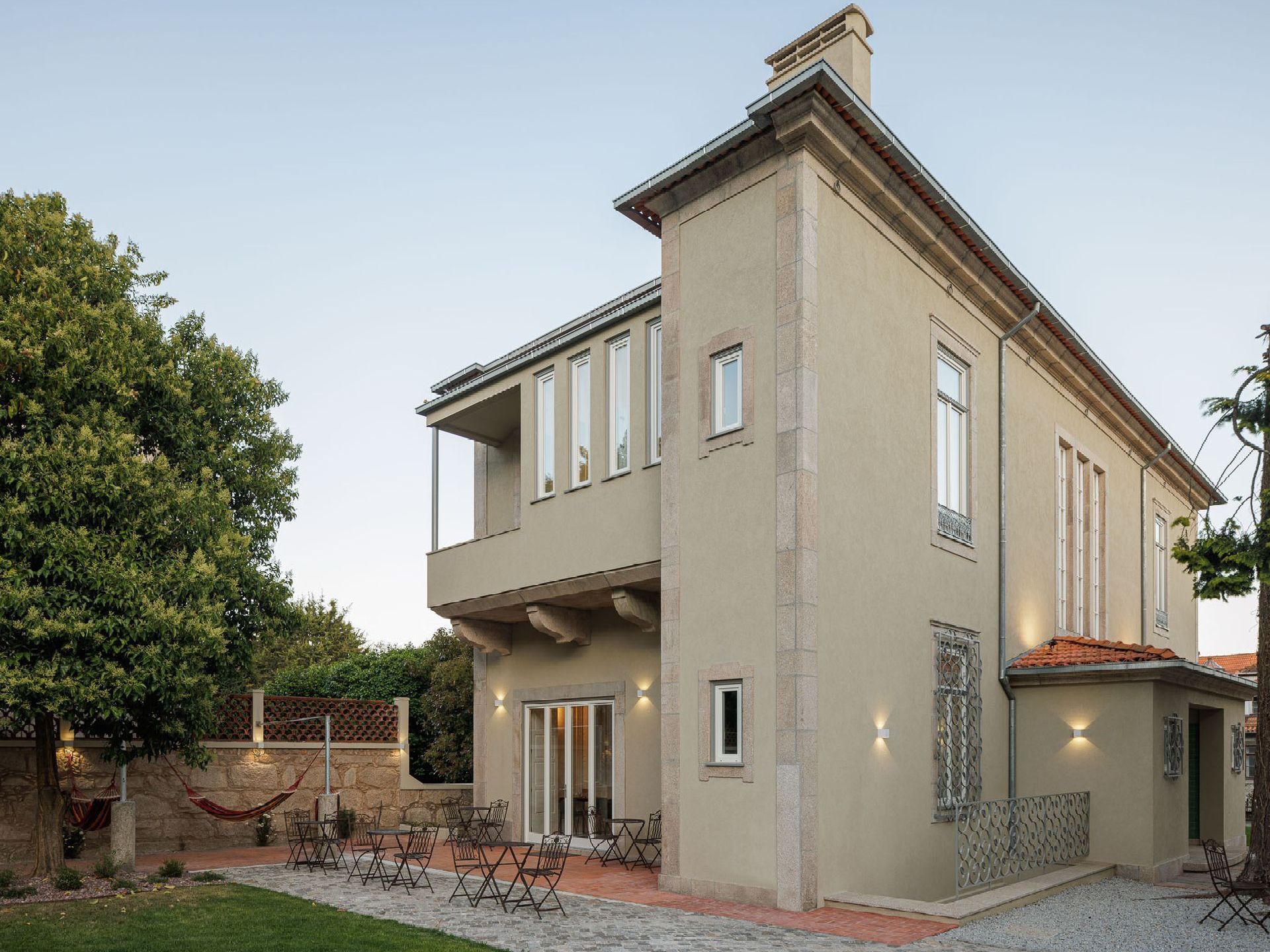 Casa Kala after restoration, with garden, terrace and hammocks