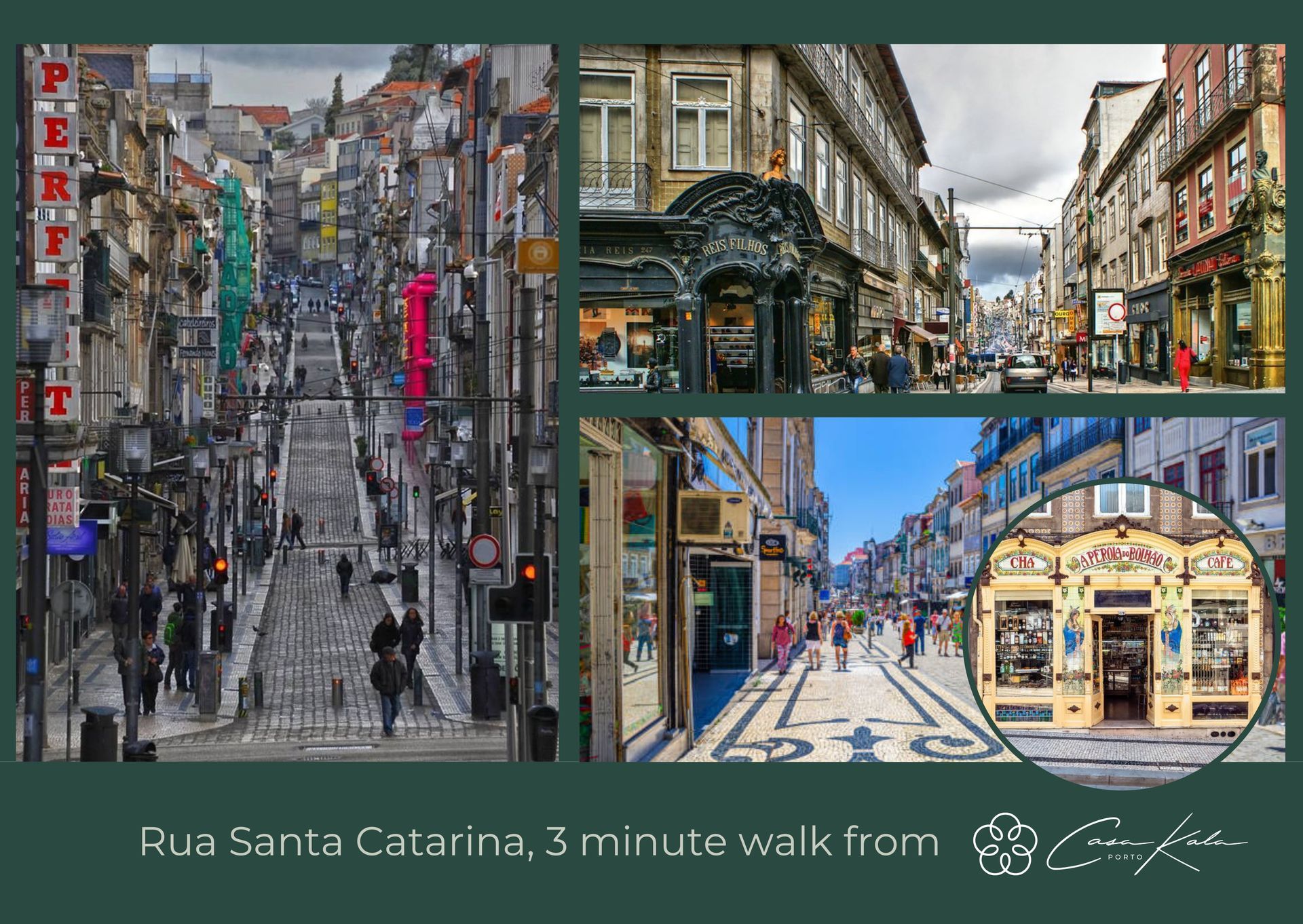 Rua Santa Catarina, 3 min walk from Casa Kala