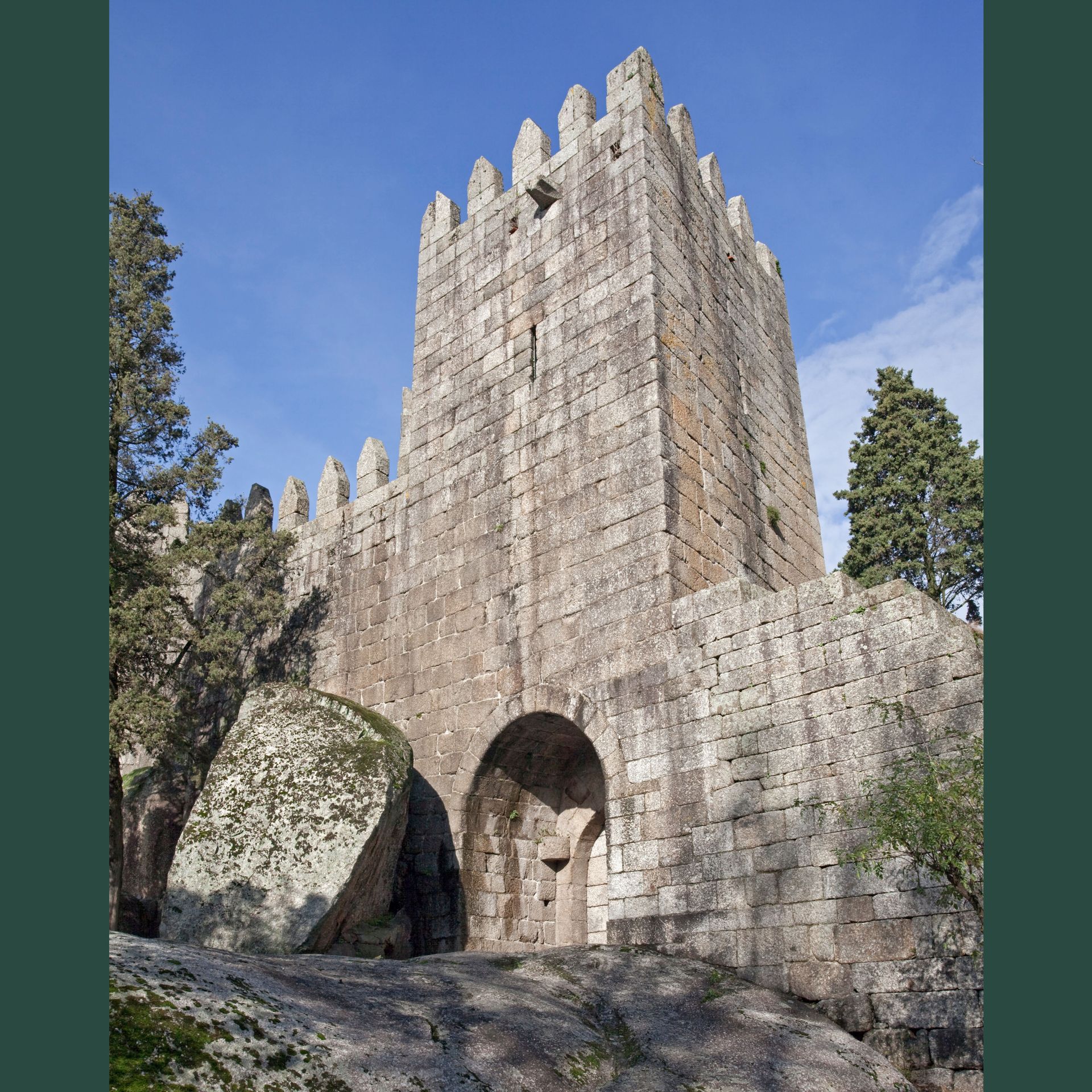 Castle of Guimarães, built mid 10th century by Mumadona Dias
