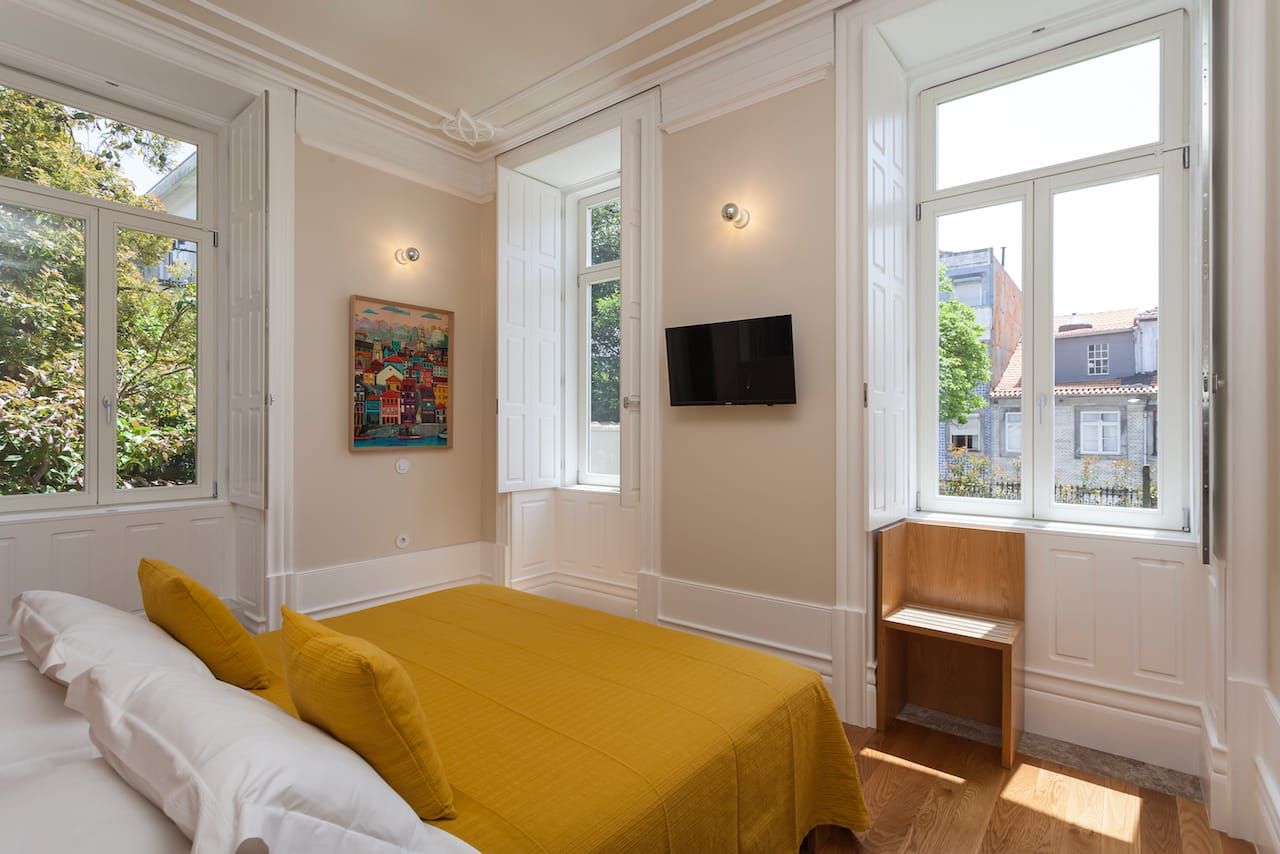 Casa Kala King Room with Garden View, high ceilings and natural light