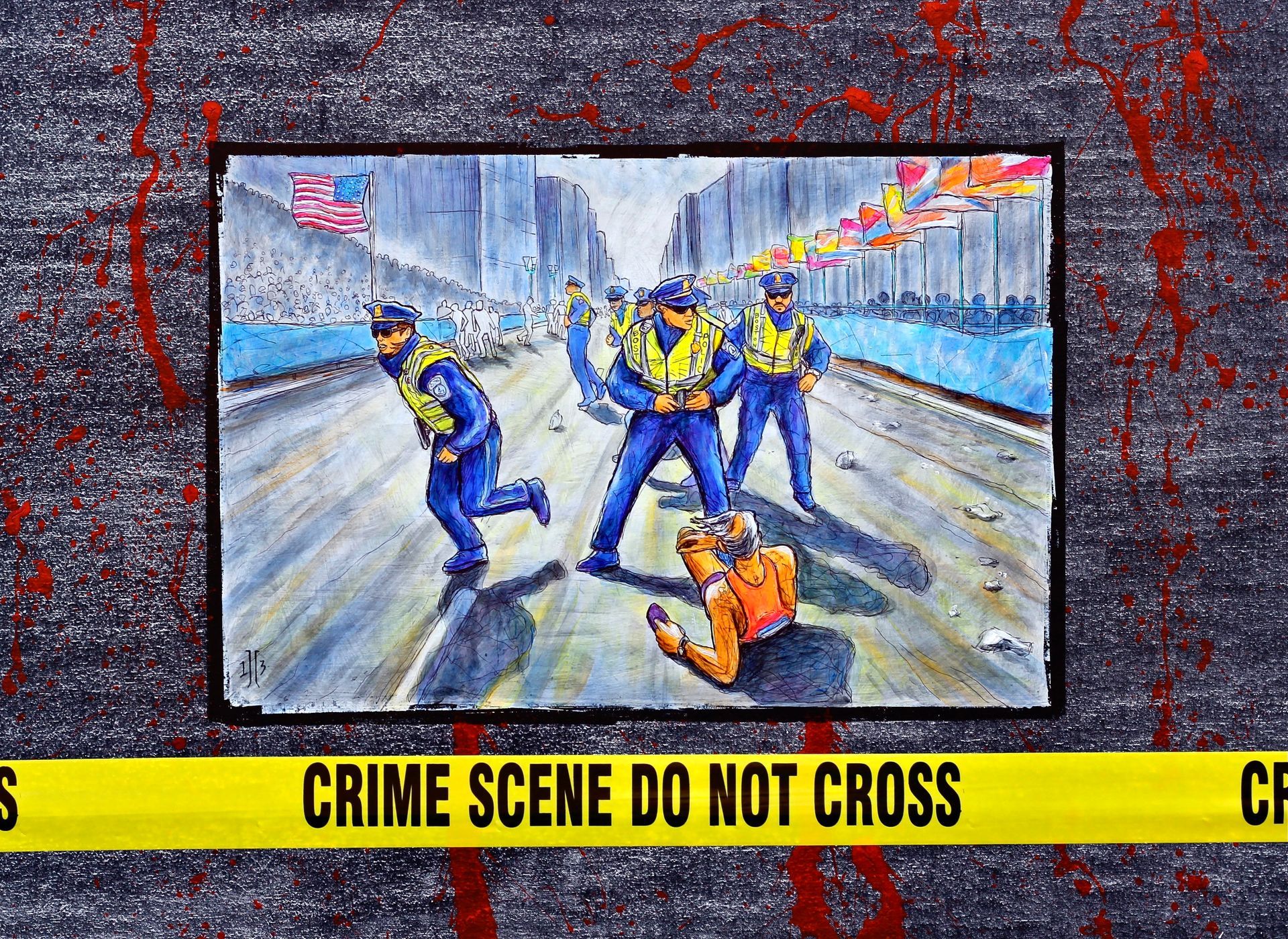 Song Painting: I Don't Like Mondays by The Boomtown Rats